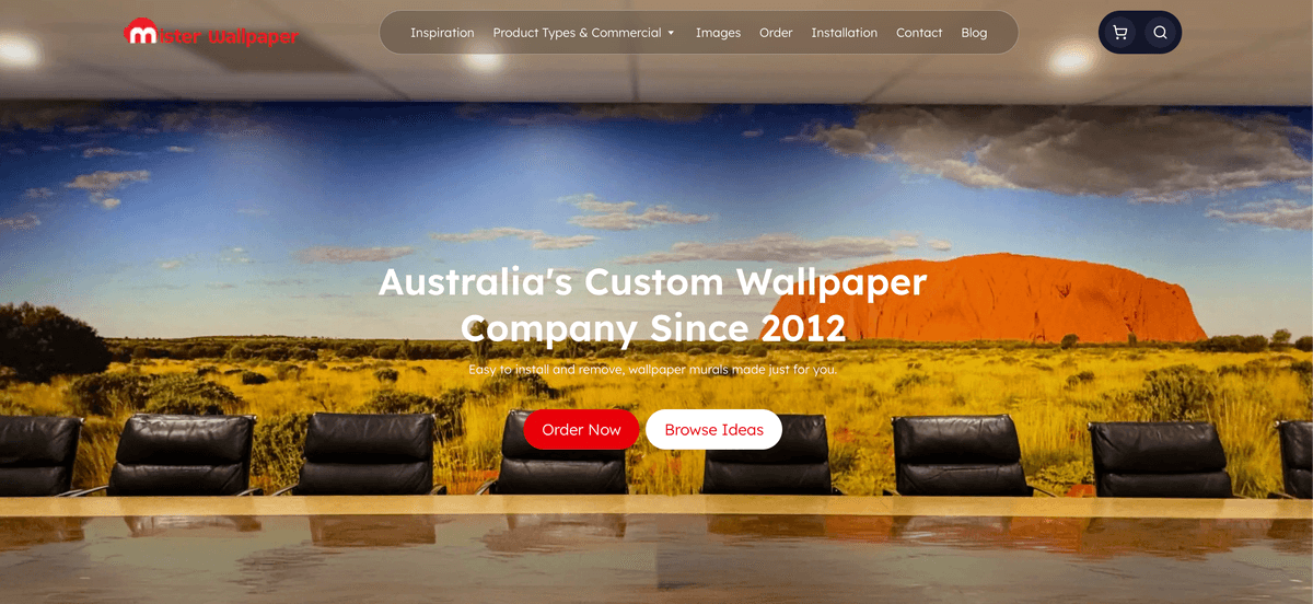 Mister Wallpaper homepage