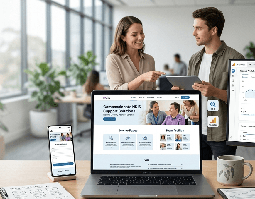 NDIS website features overview